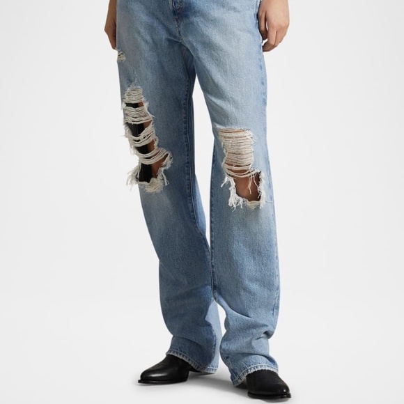 Ralph Lauren Relaxed Straight Distressed Jean SZ 31 - Picture 1 of 1